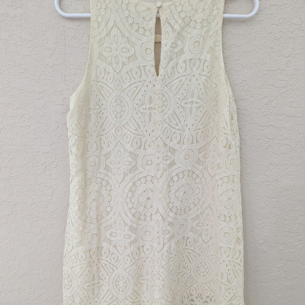 Altar'd State Lace High Neck Dress Size XS Bridal Wedding Boho - Picture 5 of 7